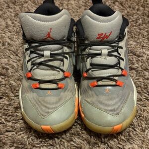 Jordan Kids Sneakers - Gray and Orange